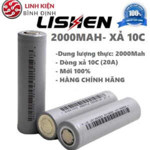 Pin lishen LR1865LA chính hãng new 100%(2000mah-10C)